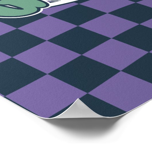 Poster Scooby rétro "OMG" (Coin)