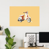 Poster Scooter (Bureau à domicile)