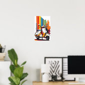 Poster Scooter (Bureau à domicile)