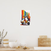Poster Scooter (Cuisine)