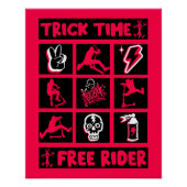 Poster Scooter Freestyle Trick (Devant)