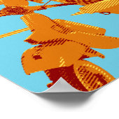 Poster scooter italien (Coin)