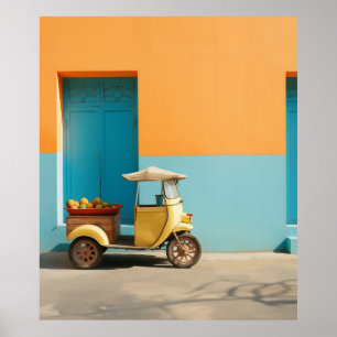 Poster Scooter Mango Riksja