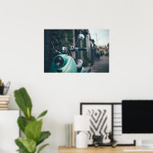 Poster Scooter Retro (Bureau à domicile)