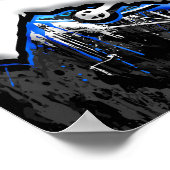 Poster Scooter Retro - Stuntscooter - Kick Stunt Scooter (Coin)