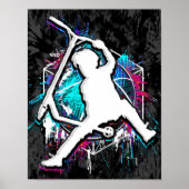 Poster Scooter Retro - Stuntscooter - Kick Stunt Scooter (Devant)