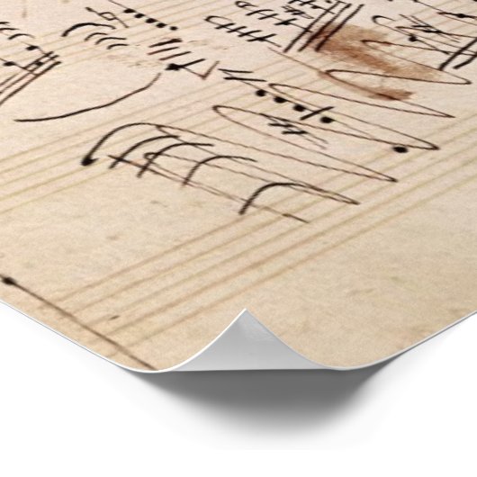 Poster Score sheet of 'Moonlight Sonata' (Coin)