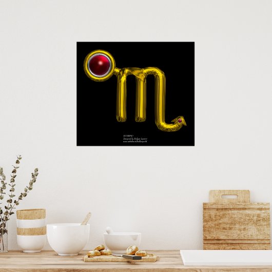 POSTER SCORPIO (Cuisine)