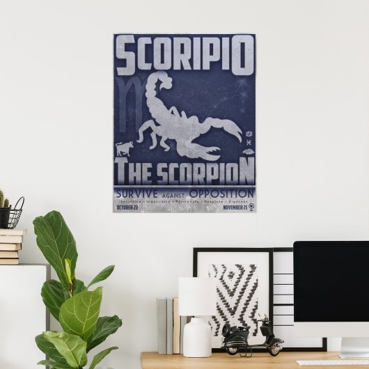 Poster Scorpio (Bureau à domicile)