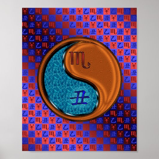 Poster Scorpio & Bois Ox (Devant)