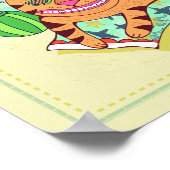 Poster Scorpio Chat Zodiac Nursery Imprimer (Coin)