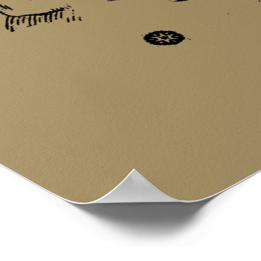 Poster Scorpio Constellation Hevelius 1690 Décor (Coin)