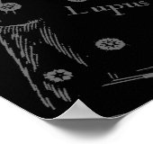 Poster Scorpio Constellation Hevelius 1690 sur Black (Coin)