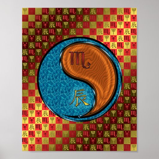 Poster Scorpio & Dragon de Bois (Devant)