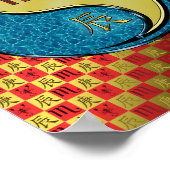 Poster Scorpio & Dragon Métal (Coin)