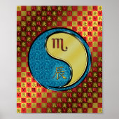 Poster Scorpio & Dragon Métal (Devant)