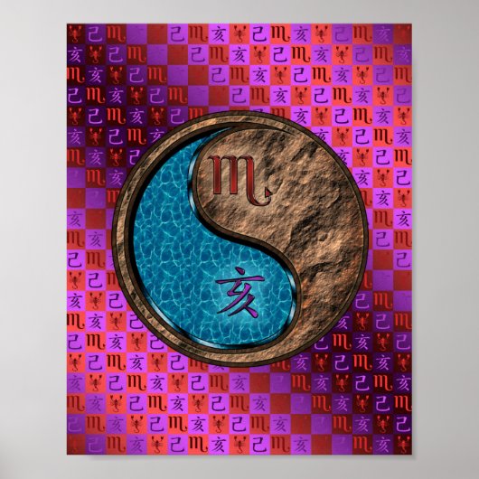 Poster Scorpio & Earth Boar (Devant)