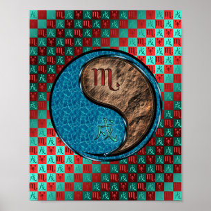 Poster Scorpio & Earth Dog