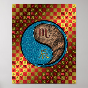 Poster Scorpio & Earth Dragon