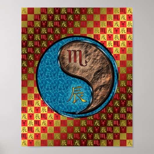 Poster Scorpio & Earth Dragon (Devant)
