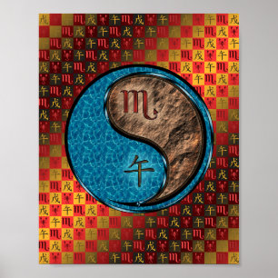 Poster Scorpio & Earth Horse