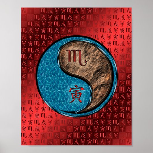 Poster Scorpio & Earth Tiger (Devant)