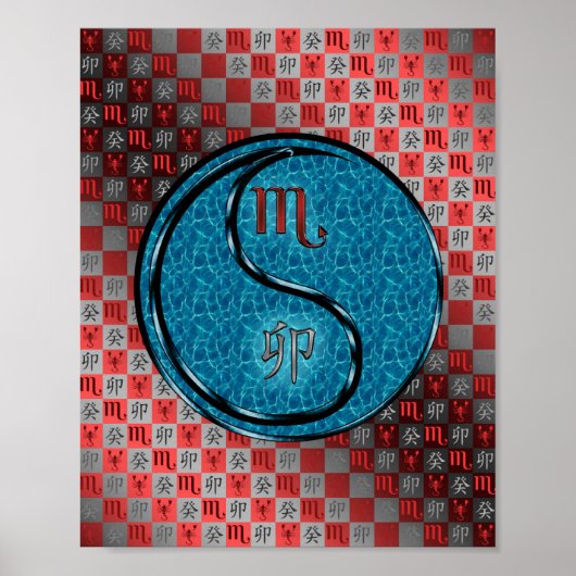 Poster Scorpio & Eau Rabbit (Devant)