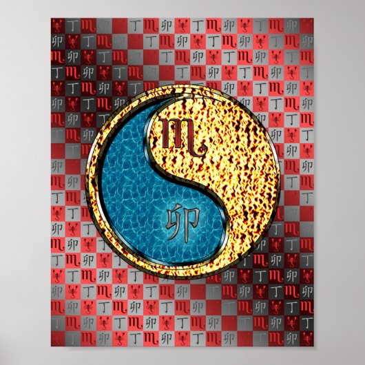 Poster Scorpio et Rabbit de feu (Devant)