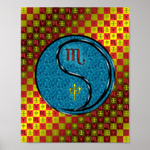 Poster Scorpio et singe de l'eau