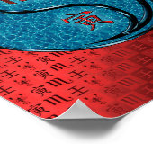Poster Scorpio et tigre d'eau (Coin)