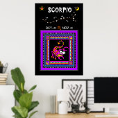 Poster Scorpio Le Scorpian (Bureau à domicile)