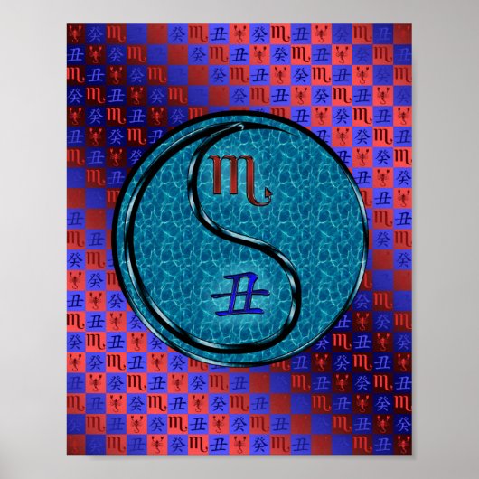 Poster Scorpio & Ox d'eau (Devant)