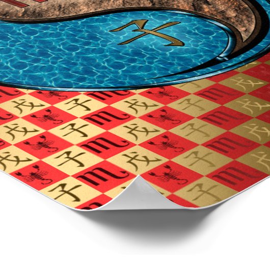 Poster Scorpio & Rat Terre (Coin)