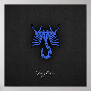 Poster Scorpio Royal Blue
