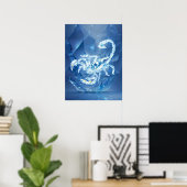 Poster Scorpio, signe zodiaque (Bureau à domicile)