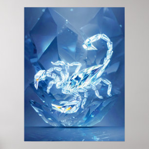 Poster Scorpio, signe zodiaque