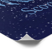 Poster Scorpio signe Zodiaque et constellation (Coin)