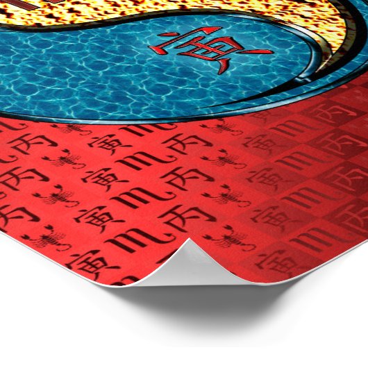 Poster Scorpio & Tiger (Coin)