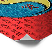 Poster Scorpio & Tiger Métal (Coin)