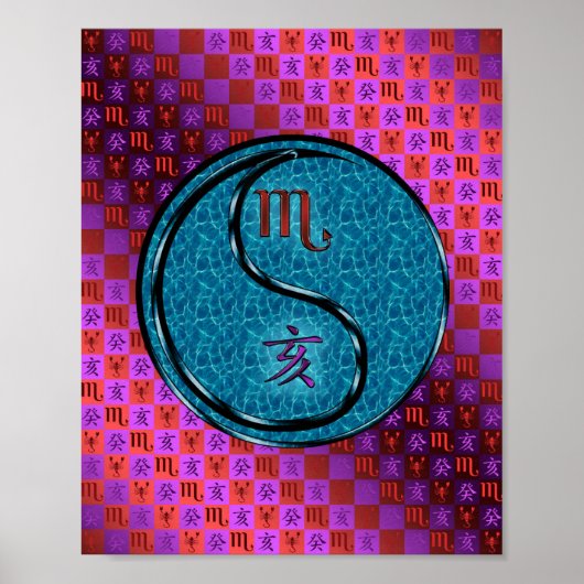 Poster Scorpio & Water Boar (Devant)