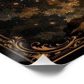 Poster Scorpio Wolf Zodiac Wheel Constellation Celestial  (Coin)