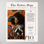 Poster Scorpio | Zodiac Astrologie Photo Journal (Devant)