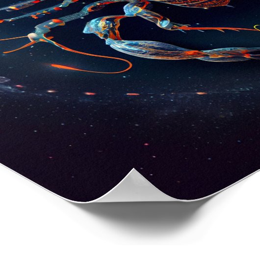 Poster Scorpio Zodiac Sign - AI (Coin)