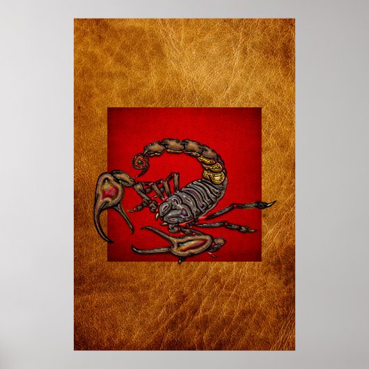 Poster Scorpion [impression 20x30] (Devant)