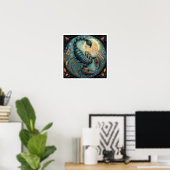 Poster Scorpion Signe du zodiaque Astrologie Céleste (Bureau à domicile)