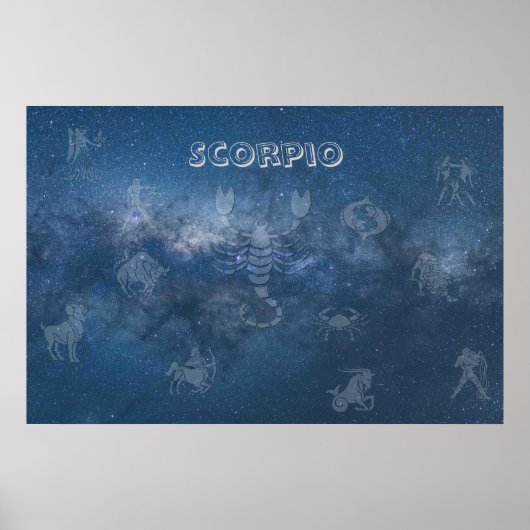 Poster Scorpion transparent (Devant)