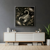 Poster Scorpion Zodiaque Céleste Astrologie