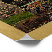 Poster Scotland Castle Vintage voyage (Coin)