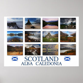 Poster Scotland - Écosse - Ecosse - Caledonia