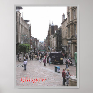 Poster Scotland - Glasgow - Buchanan Street -